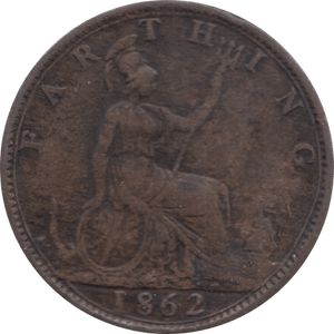 1862 FARTHING ( GF ) 1 - Farthing - Cambridgeshire Coins