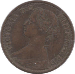 1862 FARTHING ( VF ) - Farthing - Cambridgeshire Coins
