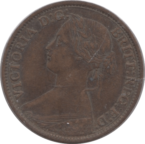 1862 FARTHING ( VF ) - Farthing - Cambridgeshire Coins