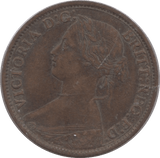 1862 FARTHING ( VF ) - Farthing - Cambridgeshire Coins