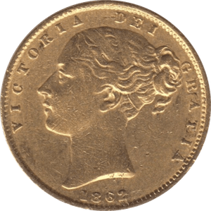 1862 GOLD SOVEREIGN ( GVF ) - Sovereign - Cambridgeshire Coins