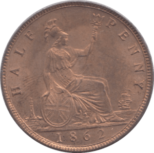 1862 HALFPENNY ( BU ) - Halfpenny - Cambridgeshire Coins