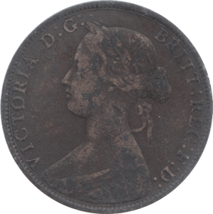 1862 HALFPENNY ( FINE ) - Halfpenny - Cambridgeshire Coins