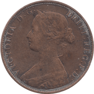 1862 HALFPENNY ( GF ) 2 - Halfpenny - Cambridgeshire Coins