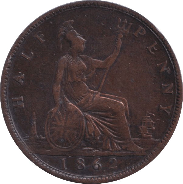 1862 HALFPENNY ( GF ) - Halfpenny - Cambridgeshire Coins