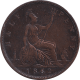 1862 HALFPENNY ( GF ) - Halfpenny - Cambridgeshire Coins
