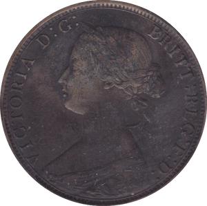1862 HALFPENNY ( GVF ) B - Halfpenny - Cambridgeshire Coins