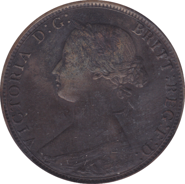 1862 HALFPENNY ( GVF ) B - Halfpenny - Cambridgeshire Coins