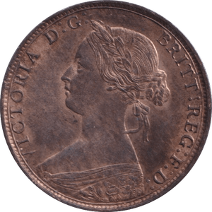 1862 HALFPENNY ( UNC ) - Halfpenny - Cambridgeshire Coins