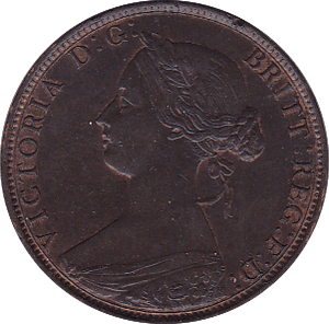 1862 HALFPENNY ( UNC ) - Halfpenny - Cambridgeshire Coins