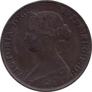 1862 HALFPENNY ( VF ) 1 - Halfpenny - Cambridgeshire Coins