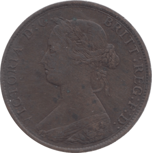 1862 HALFPENNY ( VF ) - Halfpenny - Cambridgeshire Coins
