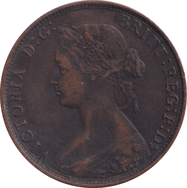 1862 HALFPENNY ( VF ) - Halfpenny - Cambridgeshire Coins