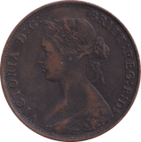 1862 HALFPENNY ( VF ) - Halfpenny - Cambridgeshire Coins