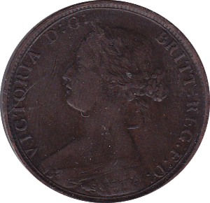 1862 HALFPENNY ( VF ) - Halfpenny - Cambridgeshire Coins