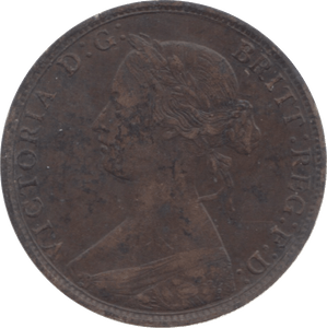 1862 HALFPENNY ( VF ) - Halfpenny - Cambridgeshire Coins