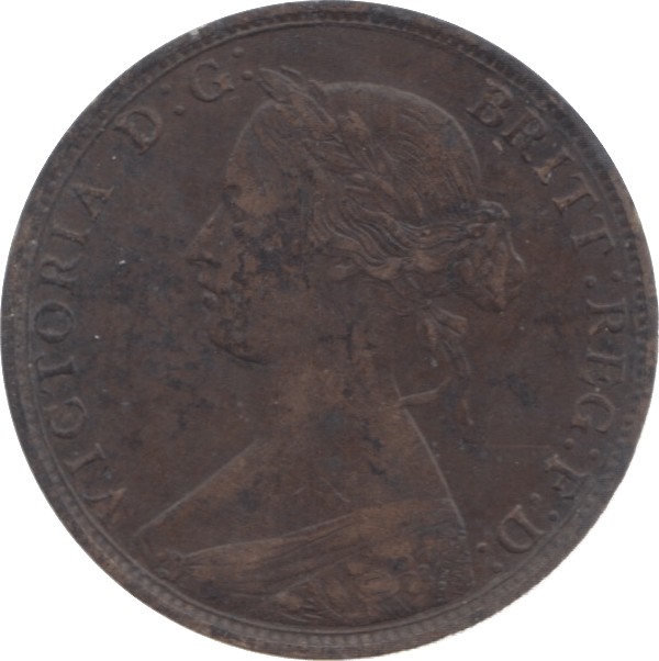 1862 HALFPENNY ( VF ) - Halfpenny - Cambridgeshire Coins