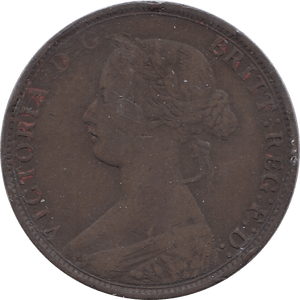 1862 HALFPENNY ( VF ) - Halfpenny - Cambridgeshire Coins