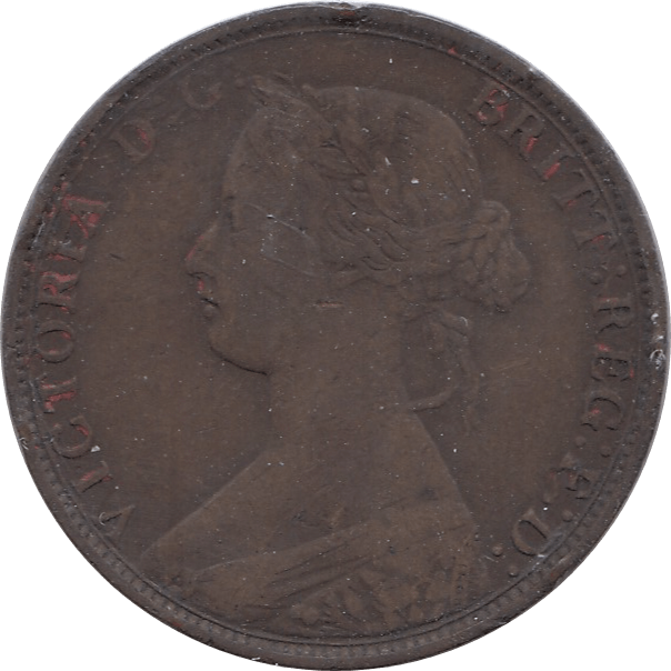 1862 HALFPENNY ( VF ) - Halfpenny - Cambridgeshire Coins