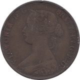1862 HALFPENNY ( VF ) - Halfpenny - Cambridgeshire Coins