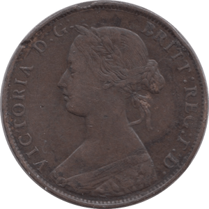 1862 HALFPENNY ( VF ) - Halfpenny - Cambridgeshire Coins