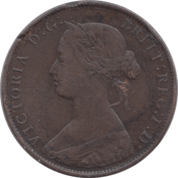 1862 HALFPENNY ( VF ) - Halfpenny - Cambridgeshire Coins