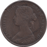 1862 HALFPENNY ( VF ) - Halfpenny - Cambridgeshire Coins