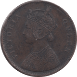 1862 INDIA 1/4 ANNA - WORLD COINS - Cambridgeshire Coins