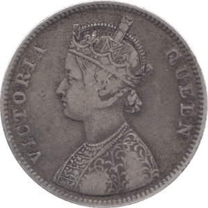 1862 INDIA SILVER ONE RUPEE - WORLD COINS - Cambridgeshire Coins