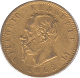 1862 ITALY GOLD 20 LIRA - Gold World Coins - Cambridgeshire Coins