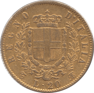 1862 ITALY GOLD 20 LIRA - Gold World Coins - Cambridgeshire Coins