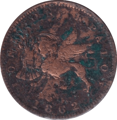 1862 ONE THIRD FARTHING ( FINE ) - One Third Farthing - Cambridgeshire Coins