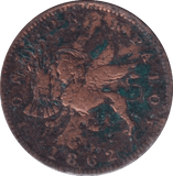 1862 ONE THIRD FARTHING ( FINE ) - One Third Farthing - Cambridgeshire Coins