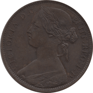 1862 PENNY 1 ( EF ) 18 - Penny - Cambridgeshire Coins