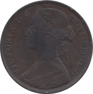 1862 PENNY ( EF ) 8 - Penny - Cambridgeshire Coins