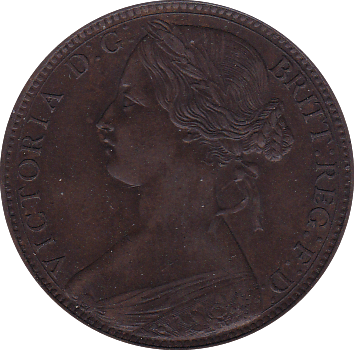 1862 PENNY ( EF ) B . - Penny - Cambridgeshire Coins