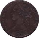 1862 PENNY ( EF ) B . - Penny - Cambridgeshire Coins