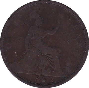 1862 PENNY ( FAIR ) - Penny - Cambridgeshire Coins