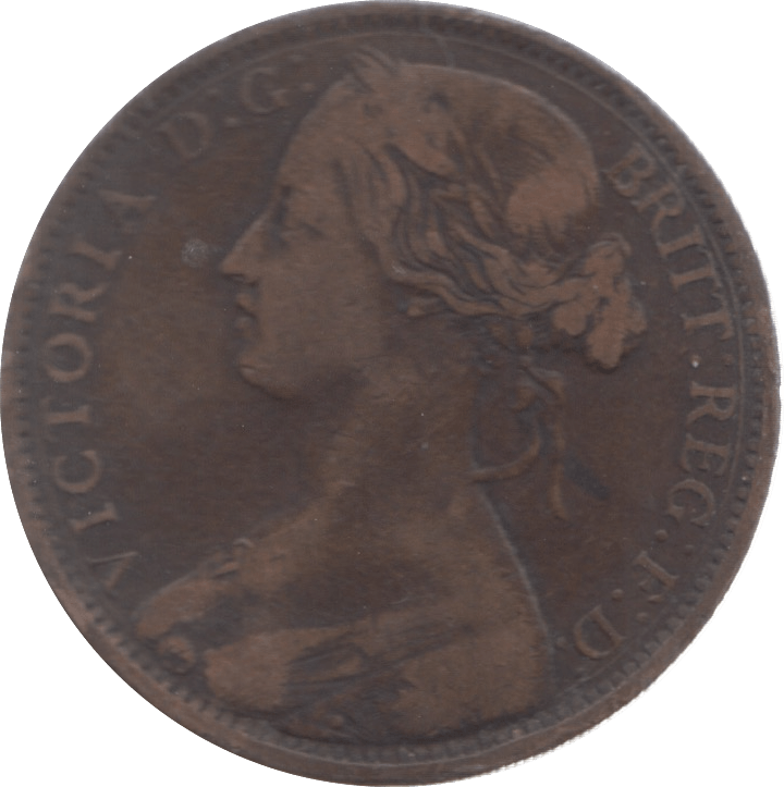 1862 PENNY ( FINE ) 3 - Penny - Cambridgeshire Coins