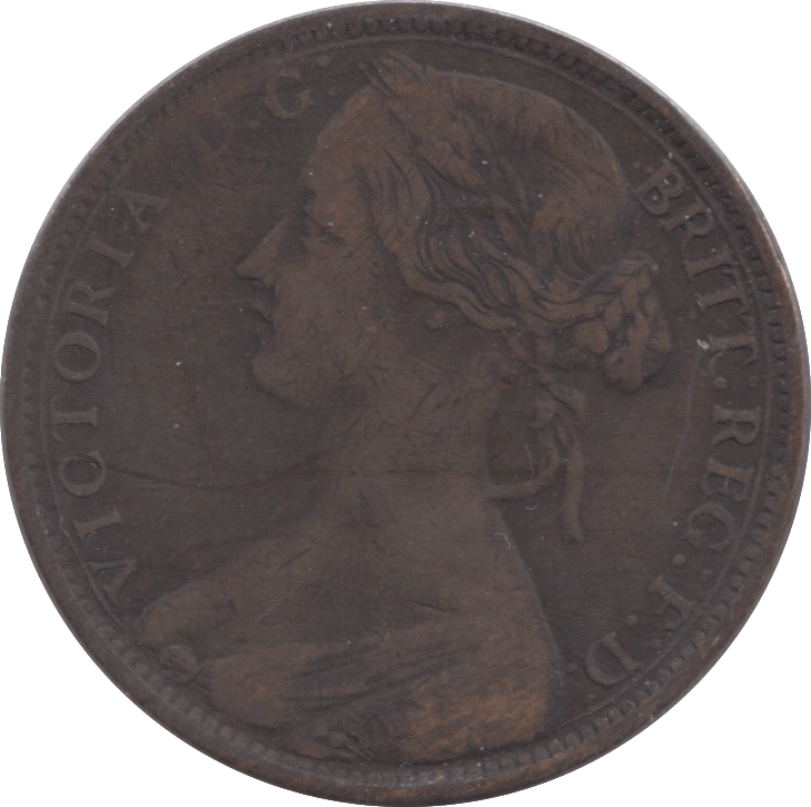 1862 PENNY ( FINE ) - Penny - Cambridgeshire Coins