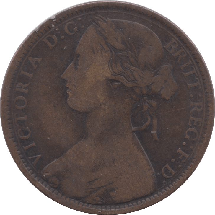 1862 PENNY ( FINE ) - Penny - Cambridgeshire Coins