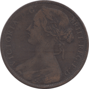 1862 PENNY ( FINE ) - Penny - Cambridgeshire Coins