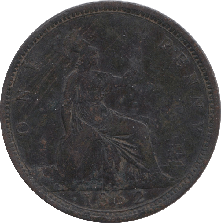 1862 PENNY ( GF ) 18 - Penny - Cambridgeshire Coins