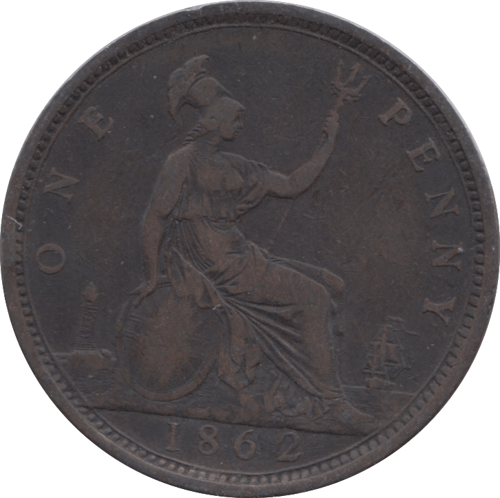 1862 PENNY ( GF ) 5 - Penny - Cambridgeshire Coins