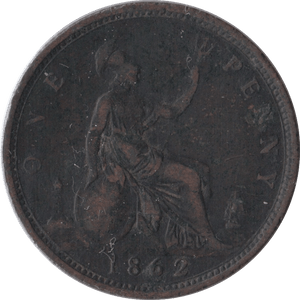 1862 PENNY ( GF ) - Penny - Cambridgeshire Coins
