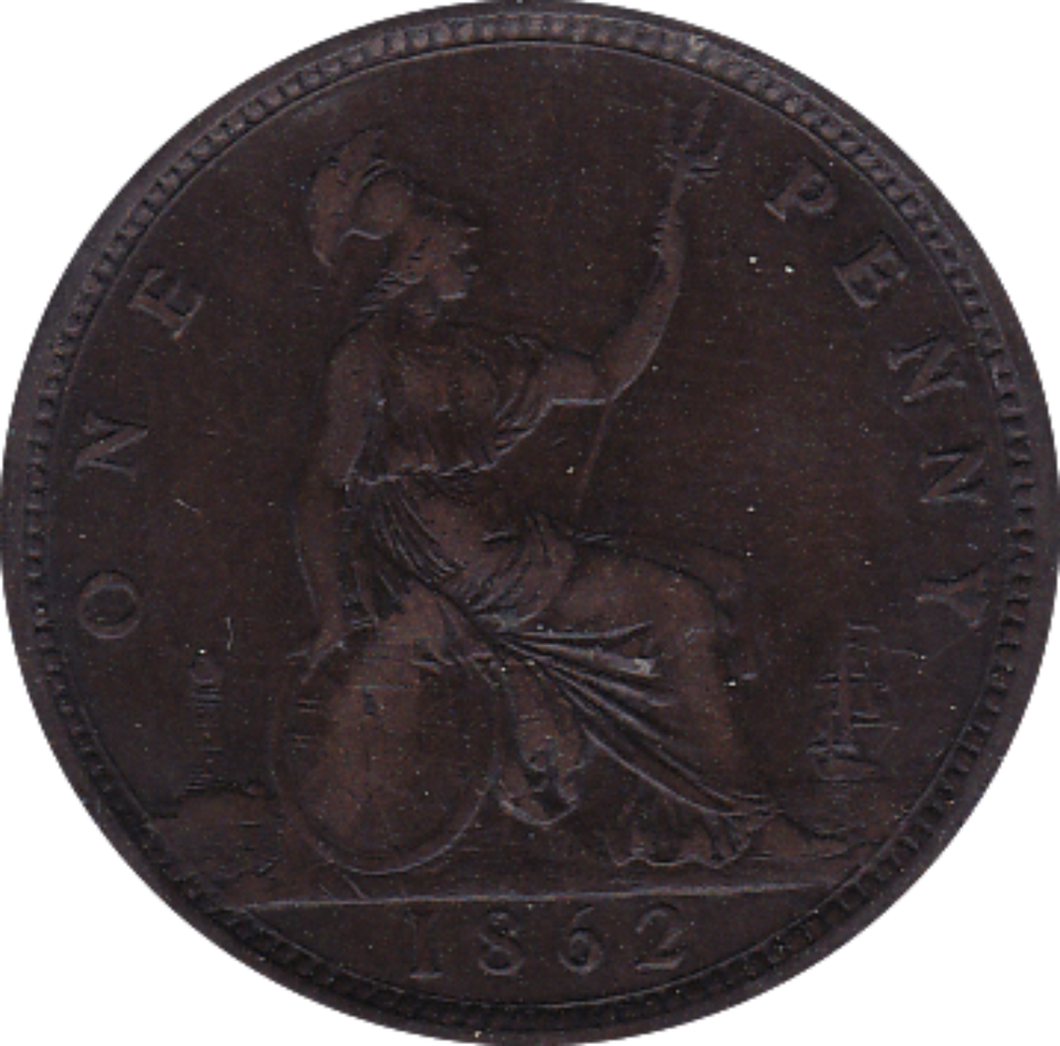 1862 PENNY ( GF ) - Penny - Cambridgeshire Coins