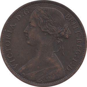 1862 PENNY ( VF ) 1 - Penny - Cambridgeshire Coins
