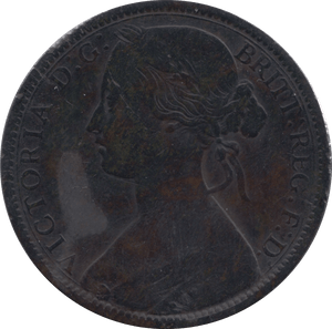 1862 PENNY ( VF ) 2 - Penny - Cambridgeshire Coins