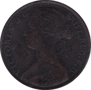 1862 PENNY ( VF ) B - Penny - Cambridgeshire Coins