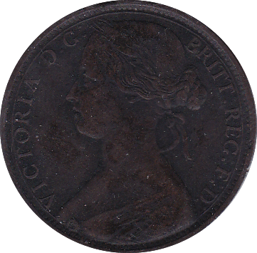 1862 PENNY ( VF ) B - Penny - Cambridgeshire Coins